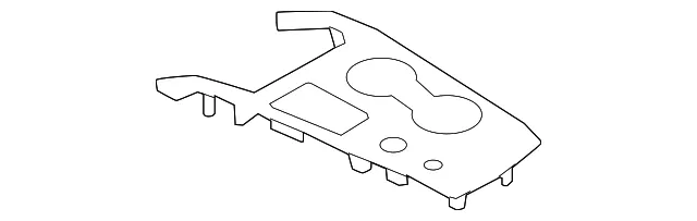 Console Panel - Nissan (96940-6RB0A)