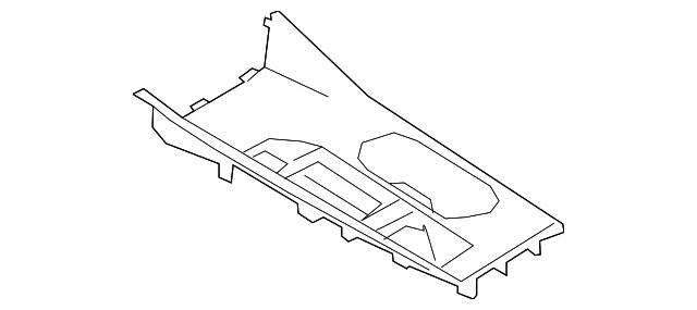 Console Panel - Nissan (96941-6CA6E) - view 2