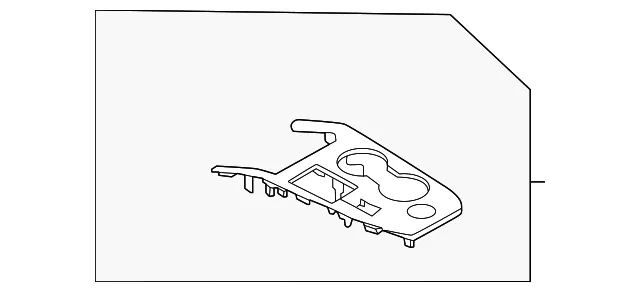 Console Panel - Nissan (96941-6RZ2B)