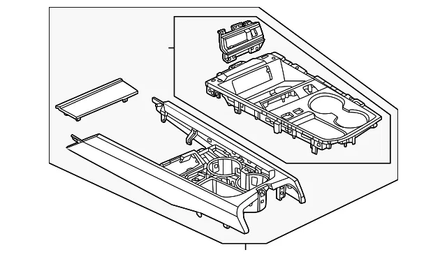 Upper Trim Panel - Nissan (96941-7BA2C)