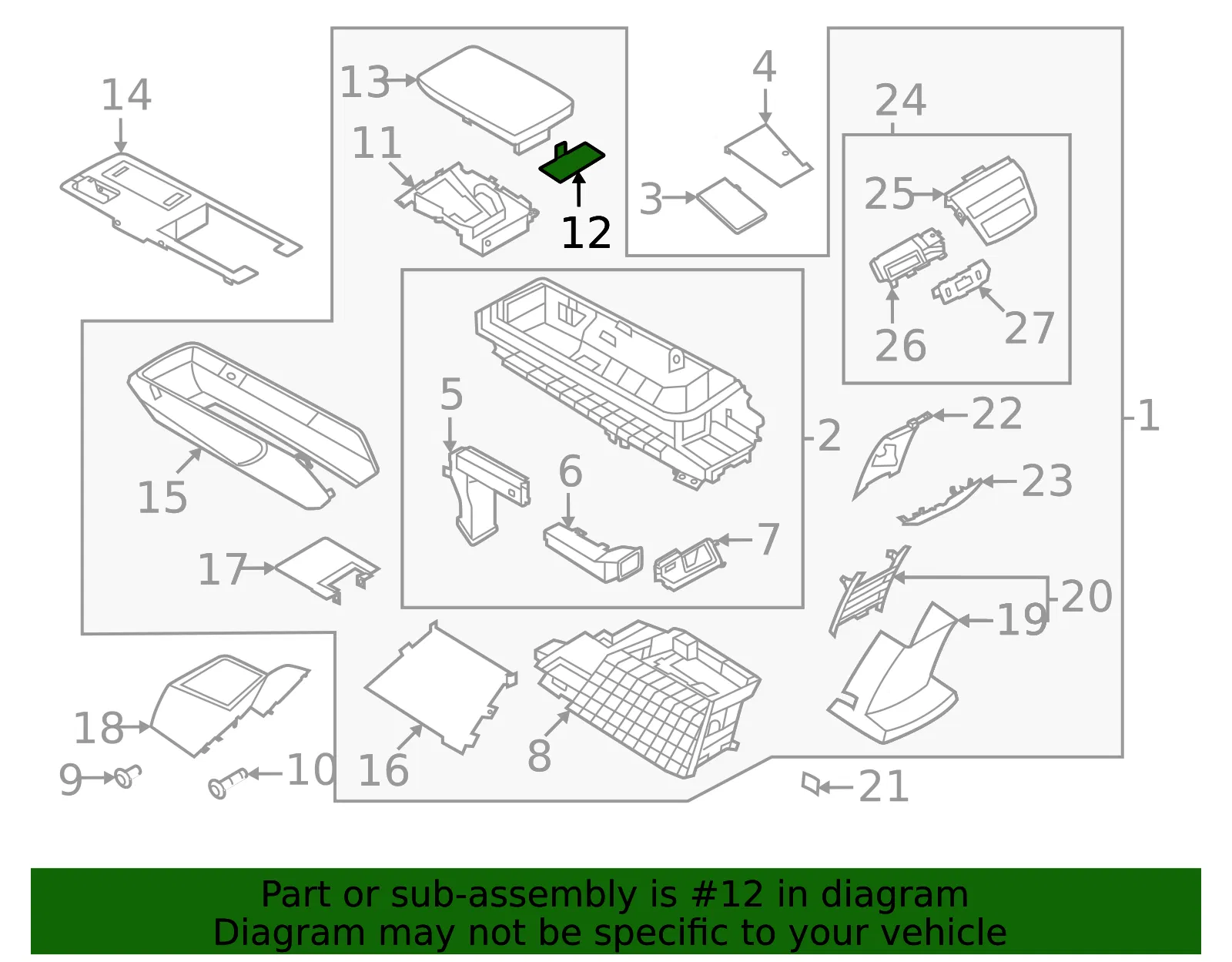 Pocket Mat - Nissan (96975-5MR0A) - view 2