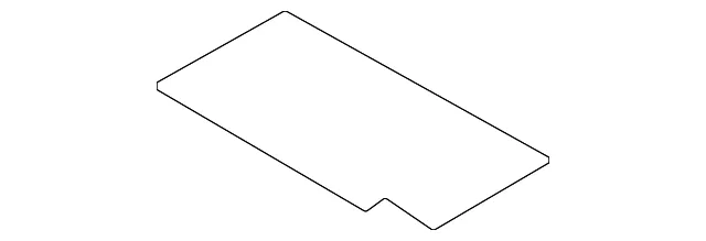 Console Base Mat - Nissan (96975-6TA0A)