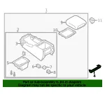 Console Bracket - Nissan (96991-1LA0A) - view 4