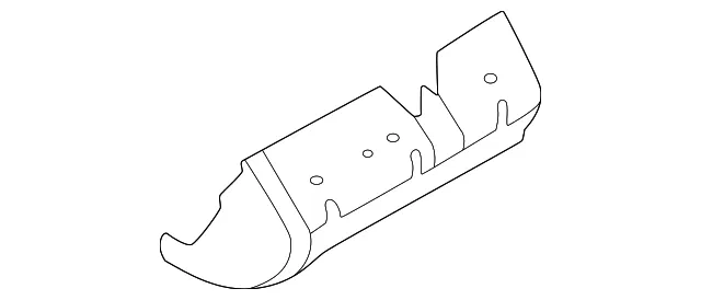 Console Base Rear Bracket - Nissan (96991-6TA0A)