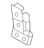 Console Assembly Front Bracket - Nissan (96992-7JA1A) - view 3