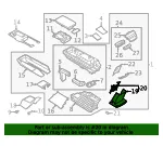Console Panel - Nissan (969D2-5MR0A) - view 4
