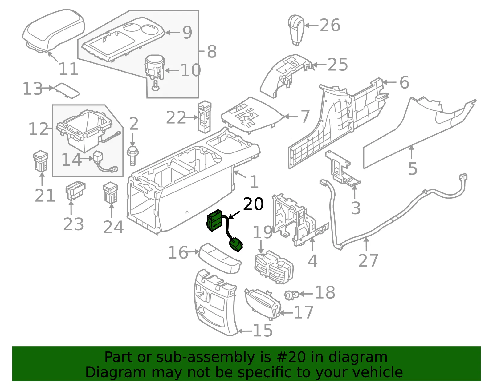 Dash Control Unit - Kia (97030-3F800) - view 2