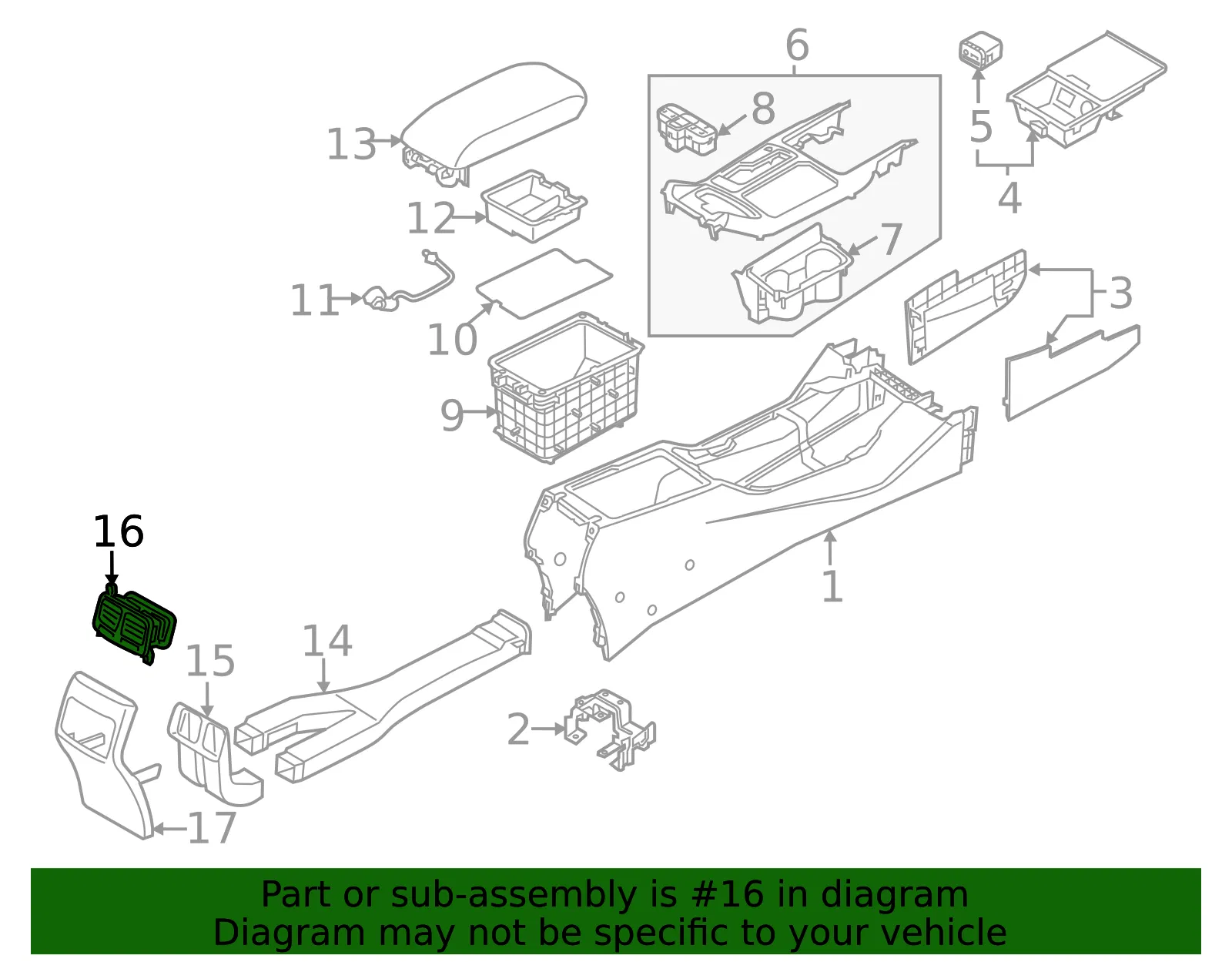 Air Outlet - Kia (97040-3RAA0) - view 2