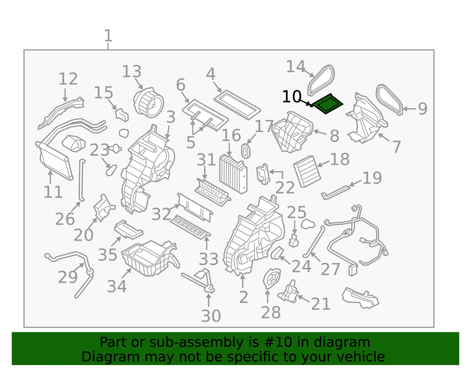 Inlet Vent - Kia (97122-2K000) - view 2