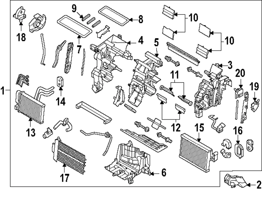 Instrument Panel Air Duct Seal - Kia (97245-AA030)