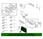 Dash Control Unit - Kia (97250-1U560CA) - view 4