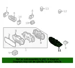 Dash Control Unit - Kia (97250-1W010) - view 4