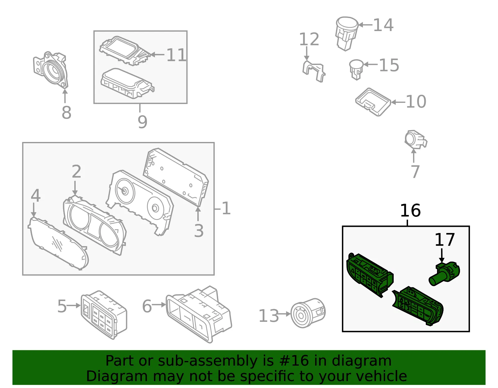 Dash Control Unit - Kia (97250-3T600) - view 2