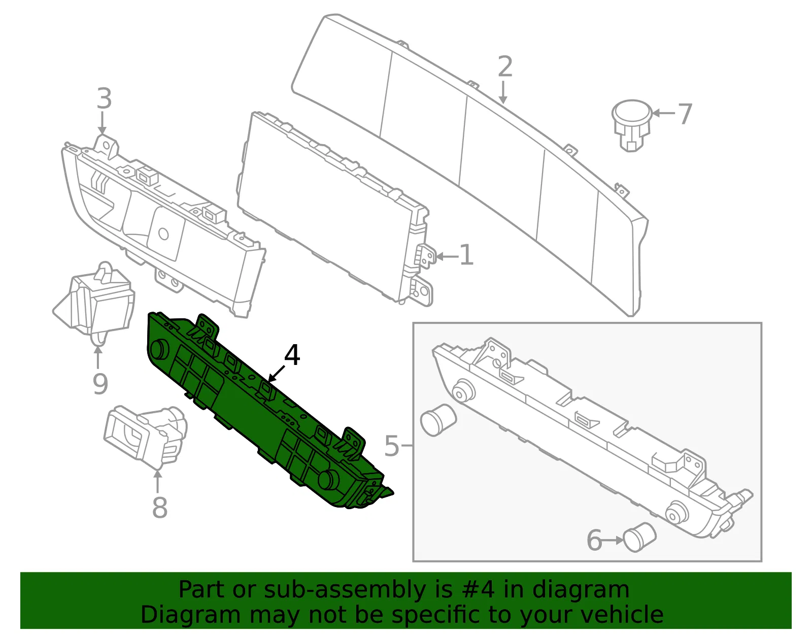 Dash Control Unit - Kia (97250-CH010FHL) - view 2