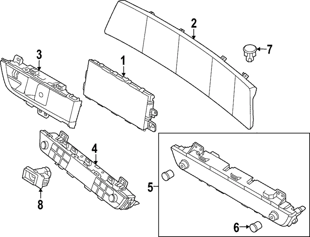 Dash Control Unit - Kia (97250-DW010FHL)