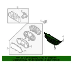 Dash Control Unit - Kia (97250-E4090) - view 4