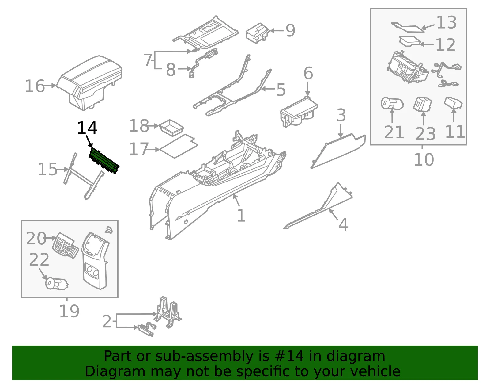 Dash Control Unit - Kia (97250-F6AF0) - view 2