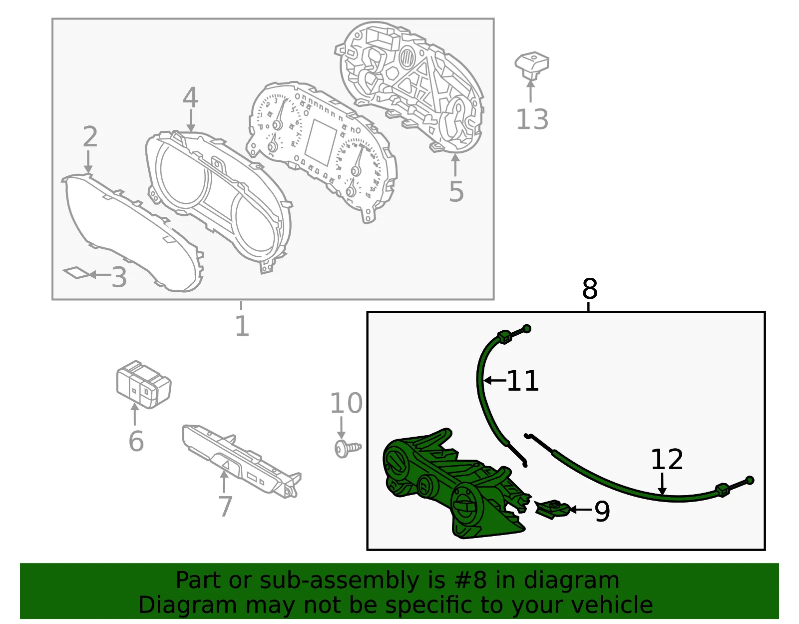 Dash Control Unit - Kia (97250-H9530WK) - view 2