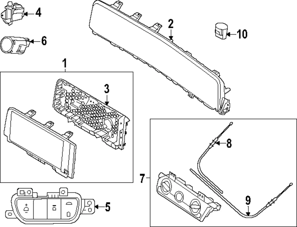 Dash Control Unit - Kia (97250-Q5EJ0FHV)