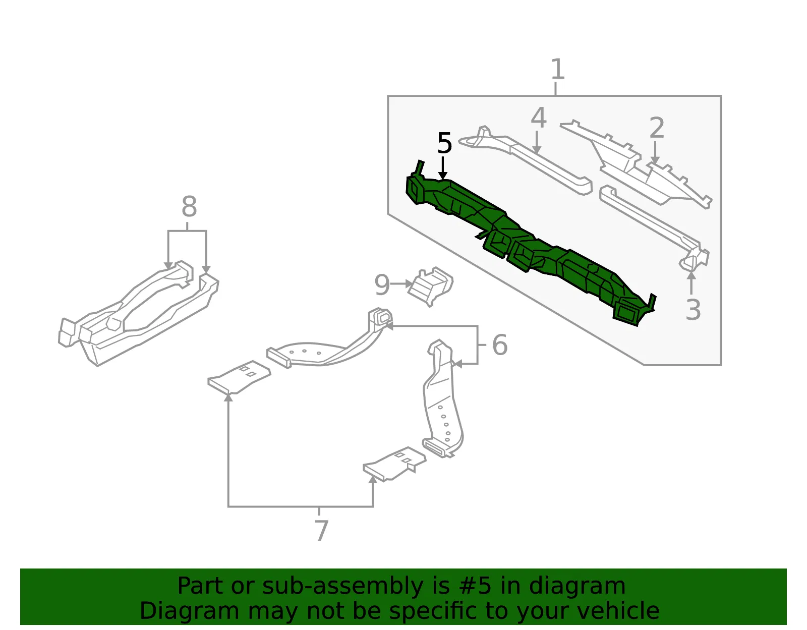 Air Distributor - Kia (97341-2J000) - view 2
