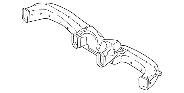 Instrument Panel Air Duct - Kia (97470-D9AA0)