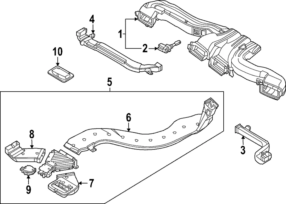 Air Distributor - Kia (97470-XG000)