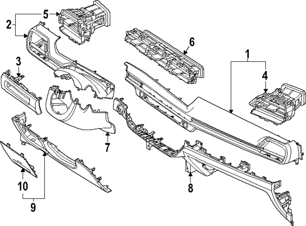 Air Outlet Vent - Kia (97490-S9500CDD)