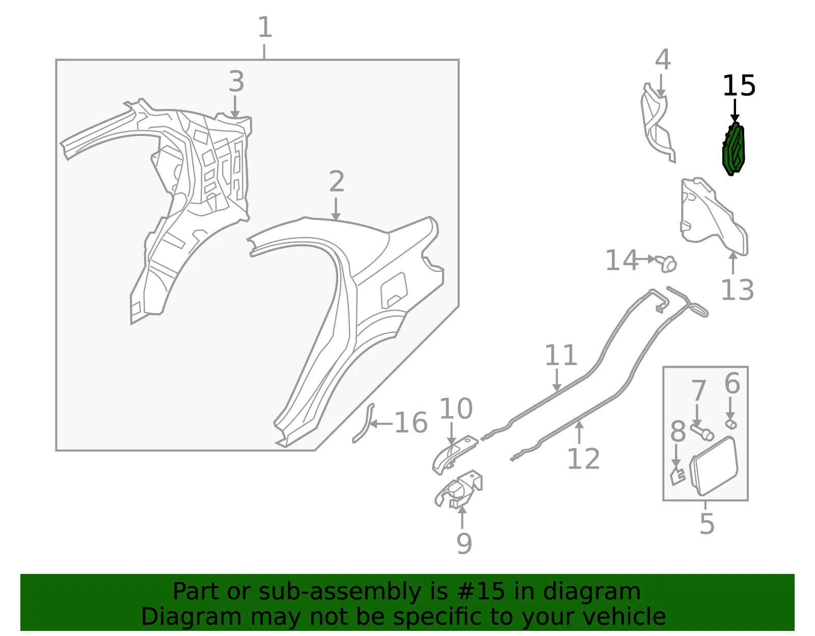 Pressure Vent - Kia (97510-1C000) - view 2