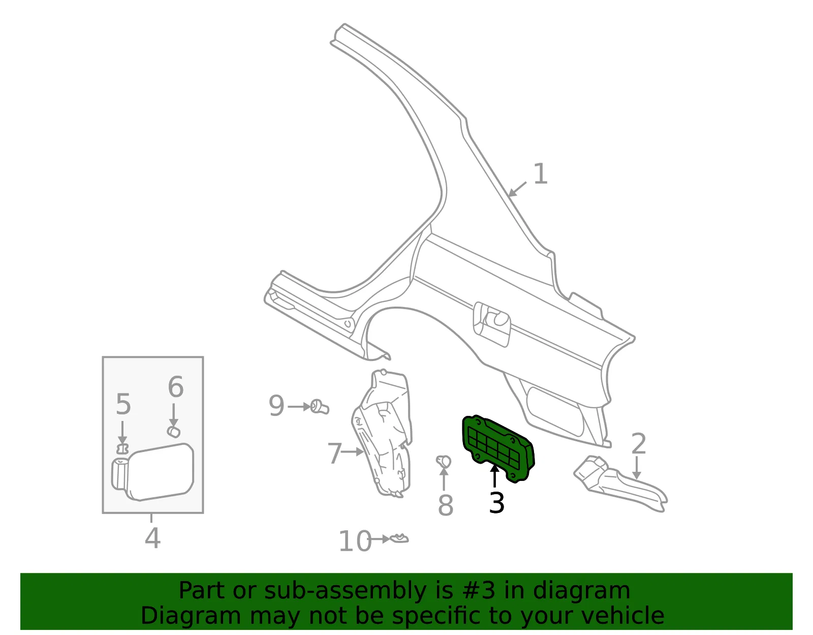Pressure Vent - Kia (97510-38010) - view 2