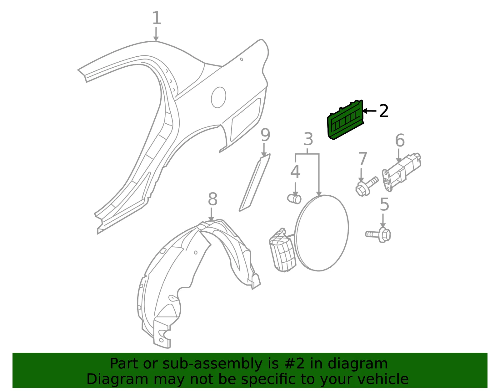 Pressure Vent - Kia (97510-39000) - view 2