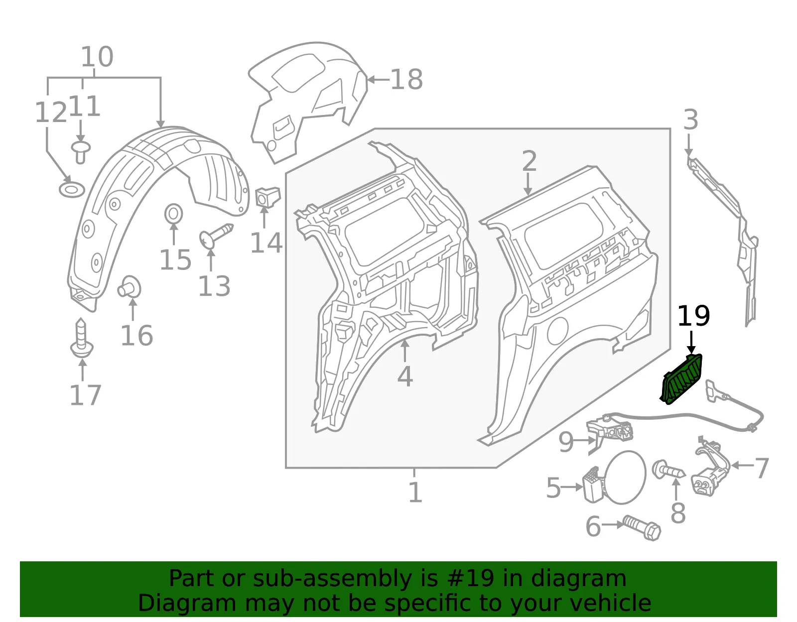 Pressure Vent - Kia (97510-3K000) - view 2