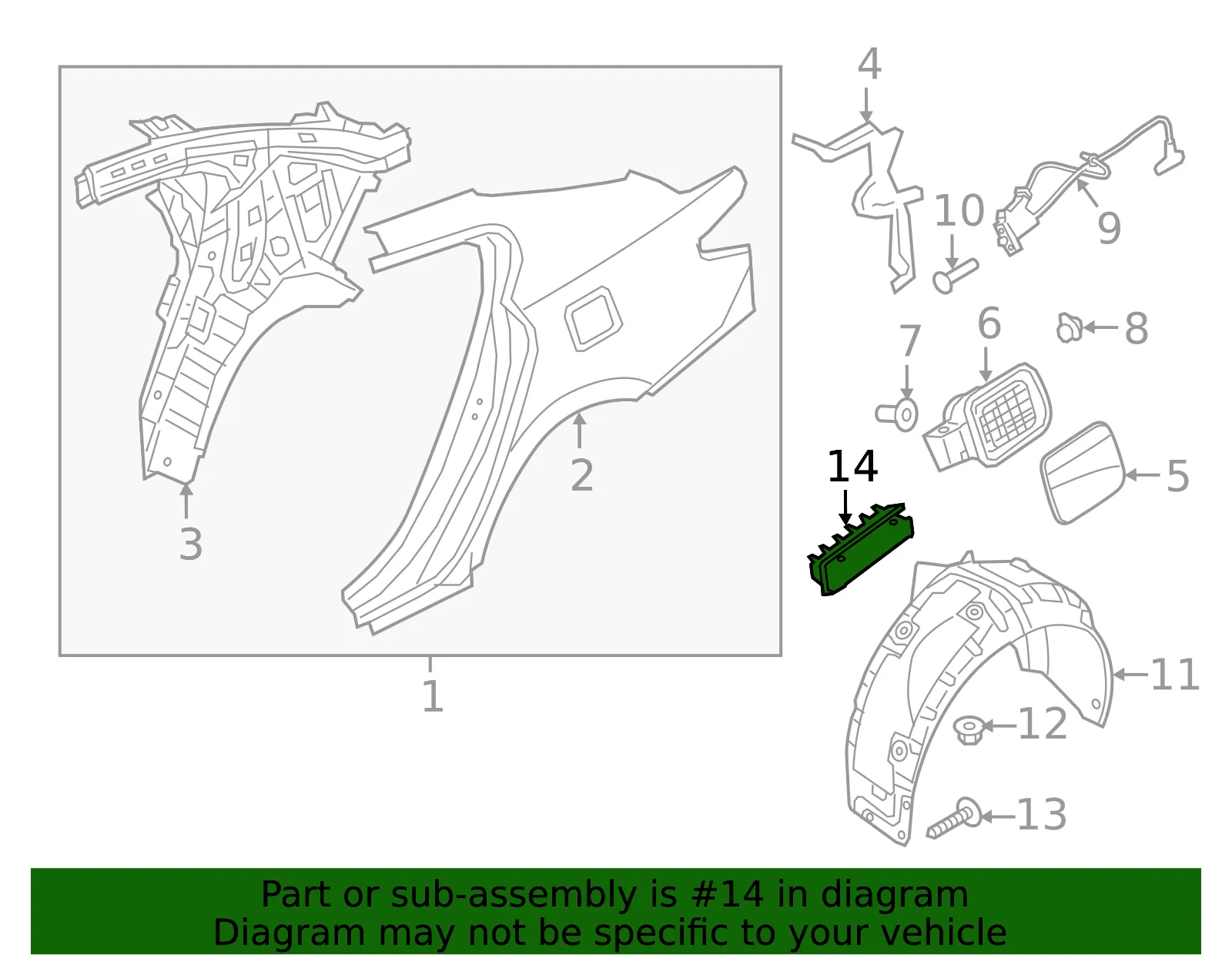 Pressure Vent - Kia (97510-3T500) - view 2