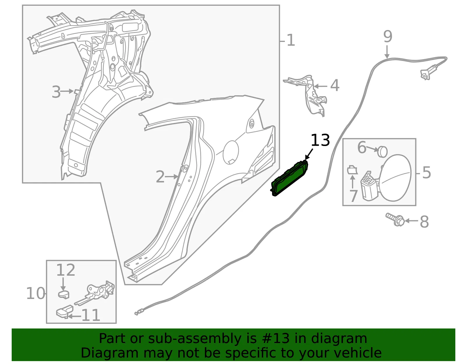 Pressure Vent - Kia (97510-A7100) - view 2
