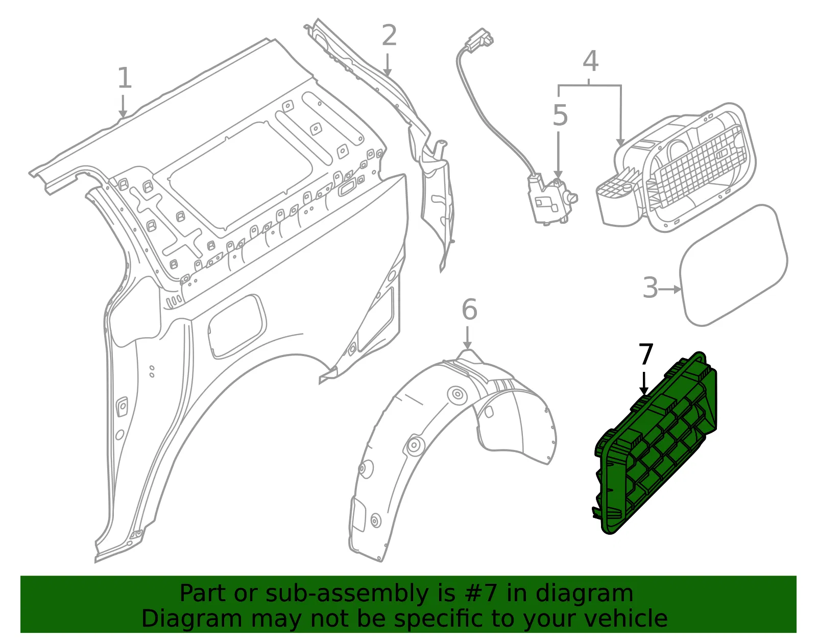 Pressure Vent - Kia (97510-C5000) - view 2