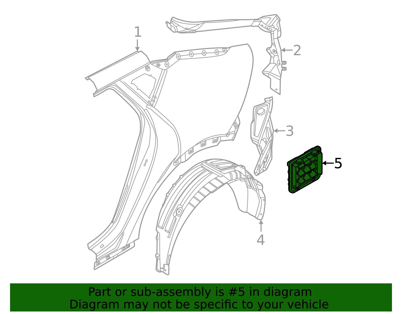 Pressure Vent - Kia (97510-CV000) - view 2