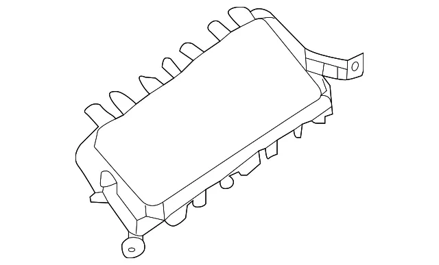 Instrument Panel Air Bag - Nissan (98515-4RA8A) - view 2