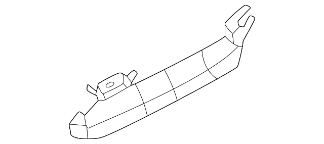 Curtain Air Bag Bracket - Nissan (985P7-6LB0A)