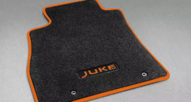 Carpeted Floor Mats - Orange - Nissan (999E2-6X003)