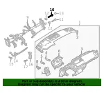 Instrument Panel Reinforcement Bolt - Mazda (9ya02a821) - view 4