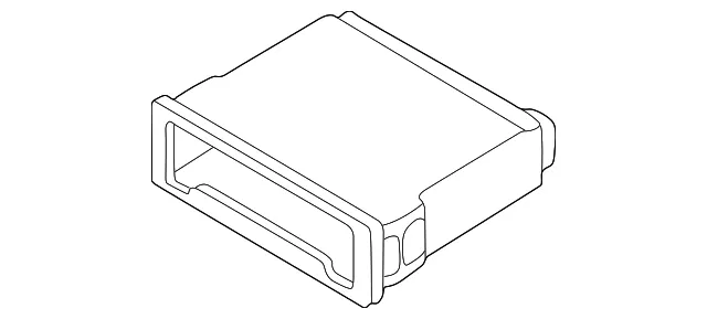 Instrument Panel Storage Compartment - Mazda (B02A-66-9M0A) - view 2