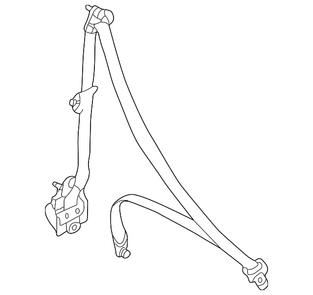 Belt B L Frt Seat - MAZDA (B25D57690B90)