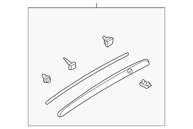 Garnish Lift Gate - MAZDA (B25F50810B08)