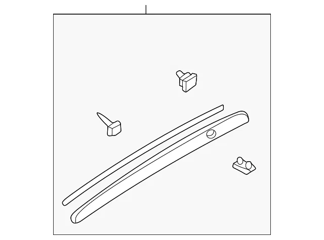 Garnish Lift Gate - MAZDA (B25R50810B10)