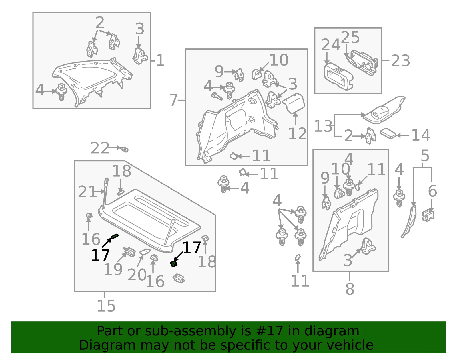 RUBBER CUSHION - Mazda (B28V-68-318) - view 2