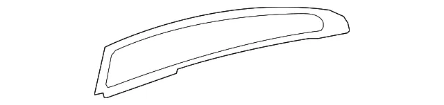 Instrument Panel Lens - Mazda (BBM3-55-447A) - view 2