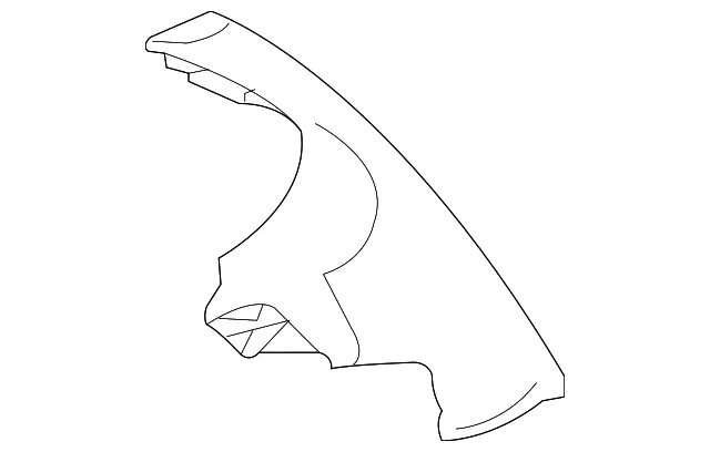 Instrument Panel Side Cover - Mazda (BBM4-55-570C-02) - view 2