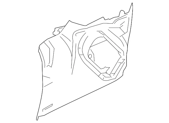 Trunk Side Trim - Driver's Side (LH) - Mazda (BBM4-68-870B)