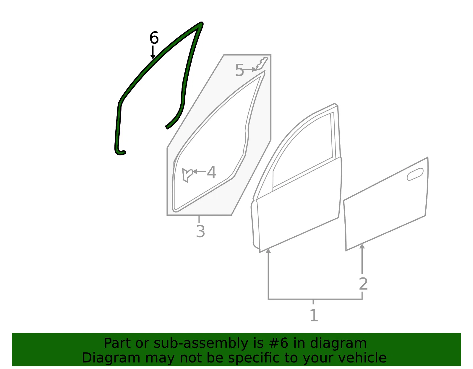 Welt - Driver's Side (LH) - Mazda (BBM4-68-912) - view 3