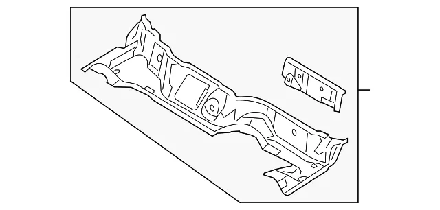 Panel Dash & Cowl Front - MAZDA (BBM453500B)