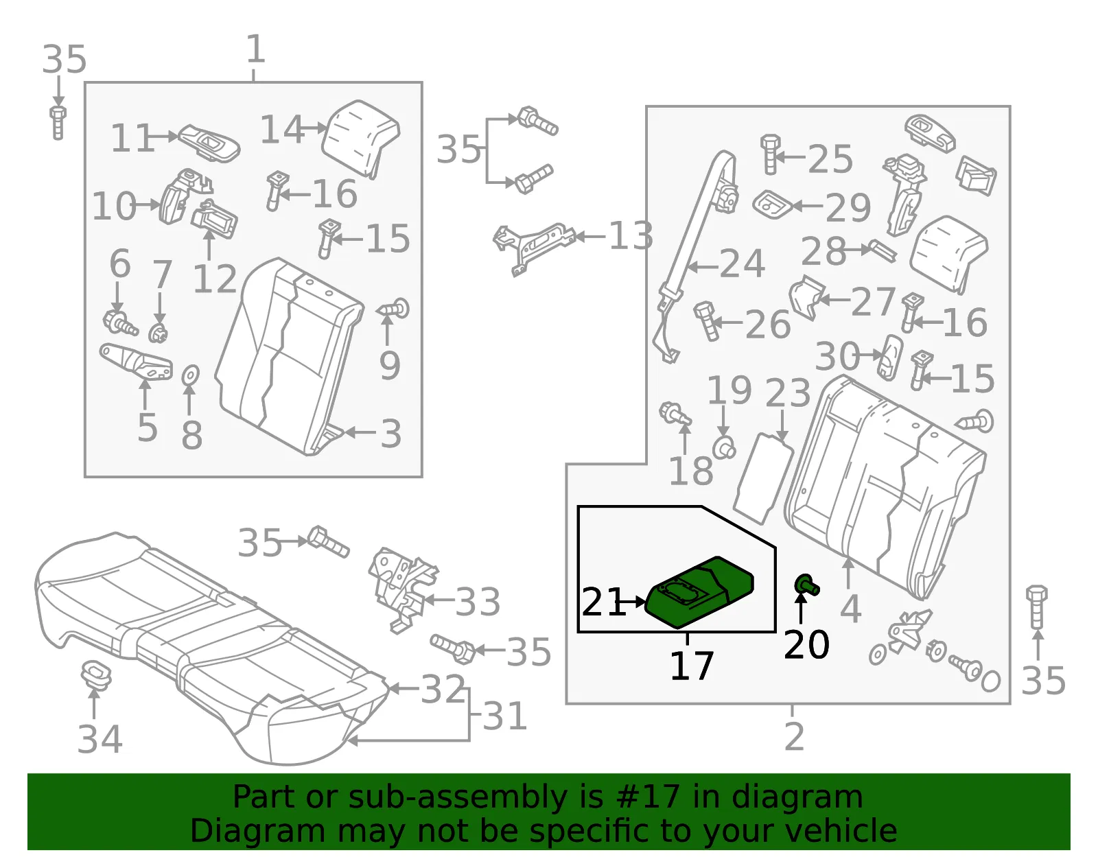 ARMREST - Mazda (BBM5-88-3B0-02) - view 2